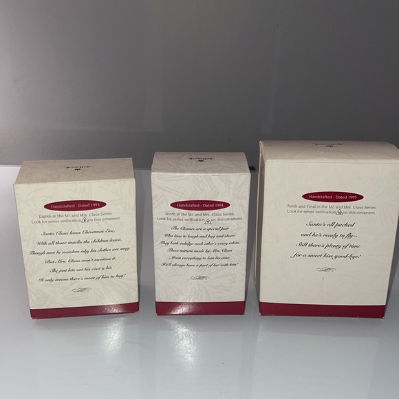 Mr and Mrs Clause Hallmark Ornament Bundle - Picture 2 of 7